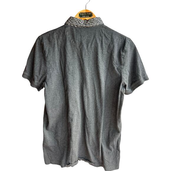 Ted Baker London Men's Polo Shirt With Pocket Grey Size 4 (fits MEDIUM) - Picture 2 of 9
